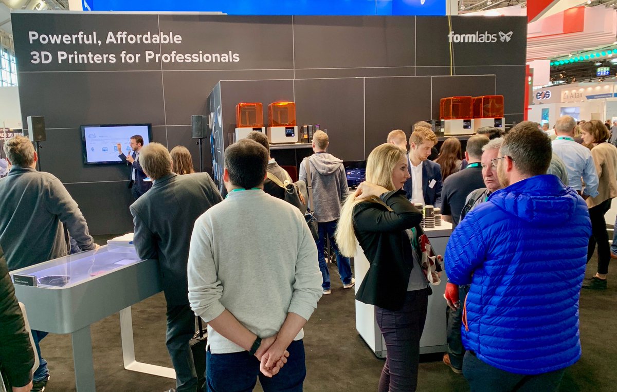 formlabs's tweet image. The first two days of #FormNext2018 have featured amazing #3Dprinted products and insightful talks from #AdditiveManufacturing experts. We&apos;ll be at Hall 3.1-C8 for the rest of the week!