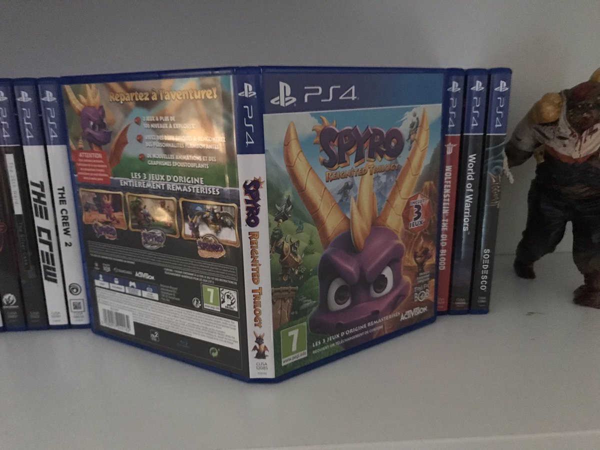 ps_maga86's tweet photo. N.90 Spyro Trilogy #gamecollecting #gamecollector #gamecollection #ps4 #ps4collection #ps4collecting #playstation #sony #fullsetps4 @activision #spyro #spyrothedragon https://t.co/itVjxbVXsK
