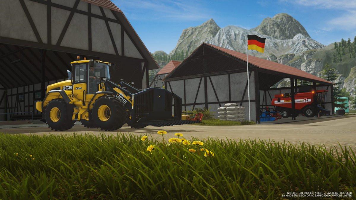 PureFarmingGame's tweet photo. 🇩🇪Germany DLC brings a brand new map to your favourite farming game. It's the only place where you can grow rapeseed 🌾

You will find it in the Digital Deluxe edition of Pure Farming 2018 👉 https://t.co/EVY9ILQFa5

#screenshotsaturday #farming #gamedev #indiegame #germany https://t.co/sCwM20uQSo