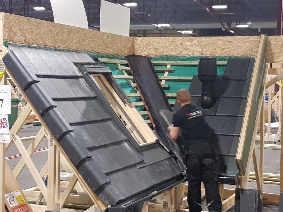 A huge well done, to the NFRC UK Roofing Team at the end of day one of the IFD World Championship for Young Roofers #Latvia