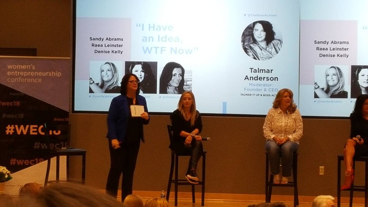 Kicking off a great #Women's #Entrepreneur conference #WEC18 <a href="/GeorgeMasonU/">George Mason University</a> with a panel on #WTF now?! stages of business development. <a href="/30_second_pitch/">30 Second Pitch</a> later today