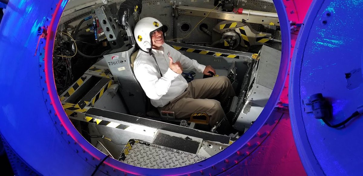 definitivepa's tweet photo. Helmet on, strapped in and ready to solve all of your design and engineering needs!
Getting fitted up in a centrifuge, we are ready for the ride! https://t.co/jny3RrRCY4