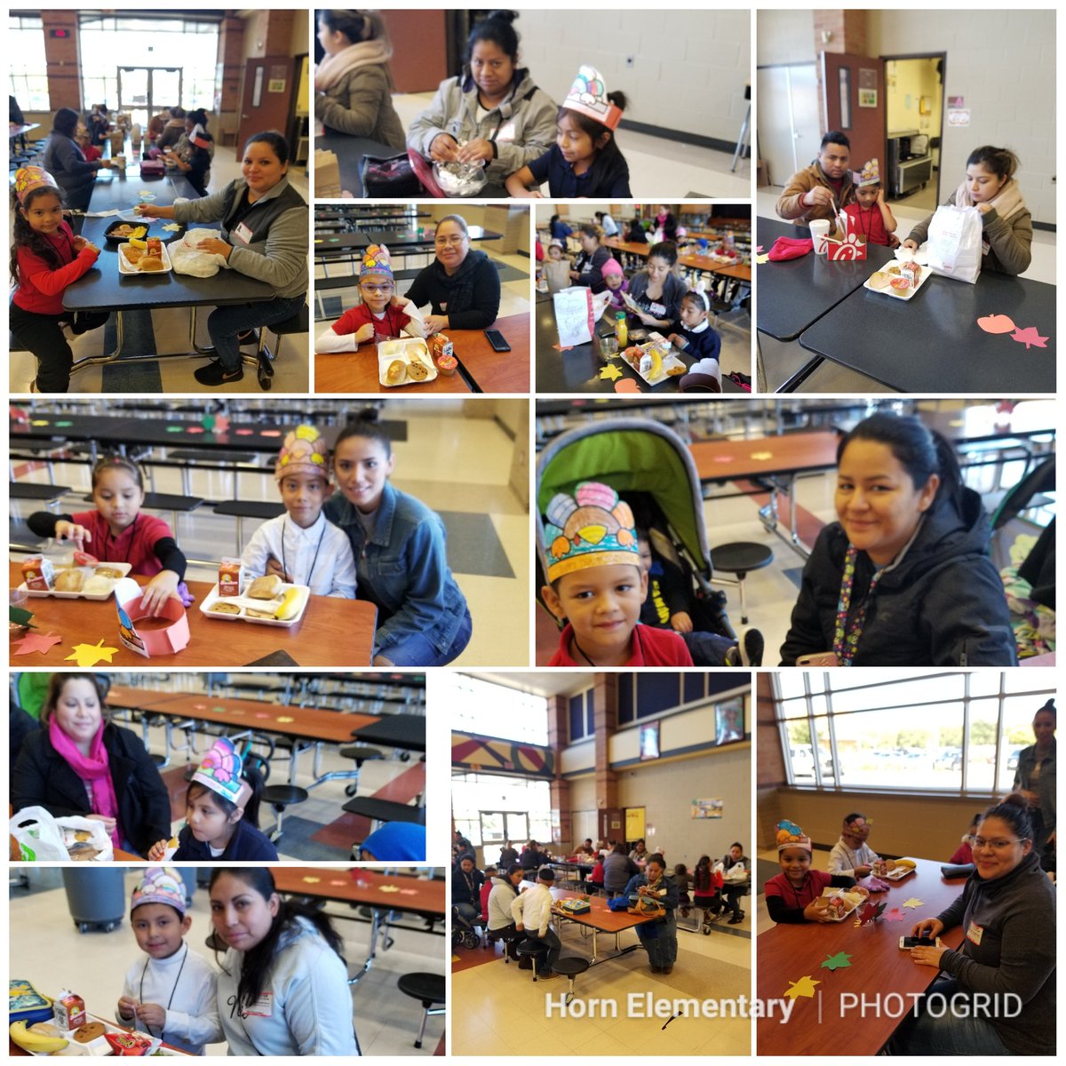 IrmaAlvHicks's tweet photo. Horn Elementary Parents celebrating Family Engagement Week with their Students at lunch. #AliefFAMEweek @Horn_Dream_Big https://t.co/1meqBS0X0h