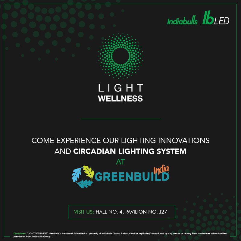 IBLED_Lighting's tweet photo. Join us tomorrow at Greenbuild India 2018 to find out more about our lighting innovation ‘LIGHT WELLNESS’ from 15th to 18th of November 2018.
To know more, visit: https://t.co/NE7YPFflGg
#Indiabulls #IBLed #LightWellness #LED #Greenbuild #GreenbuildIndia2018 https://t.co/A9kkMyLSa0