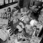 彼と彼女の日常を描いたイラストが最高にエモい!なにこの羨ましさ…