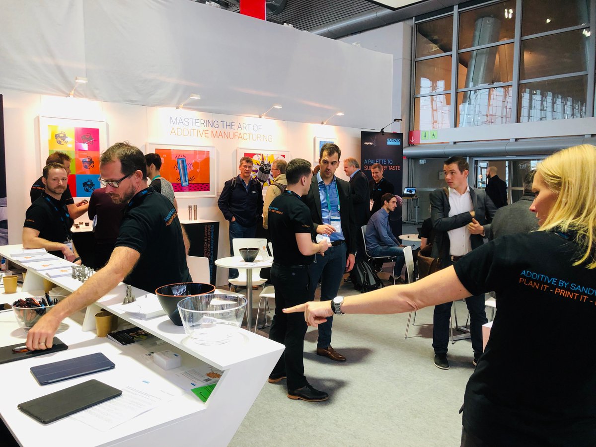 SandvikGroup's tweet image. From rapid prototyping to serial production – #AdditiveBySandvik offer full-service production of your component. Meet #Sandvik at (Halle 3.1, Stand C10)  @formnext_expo. bit.ly/2B7eisq #FormNext2018 #AdditiveManufacturing