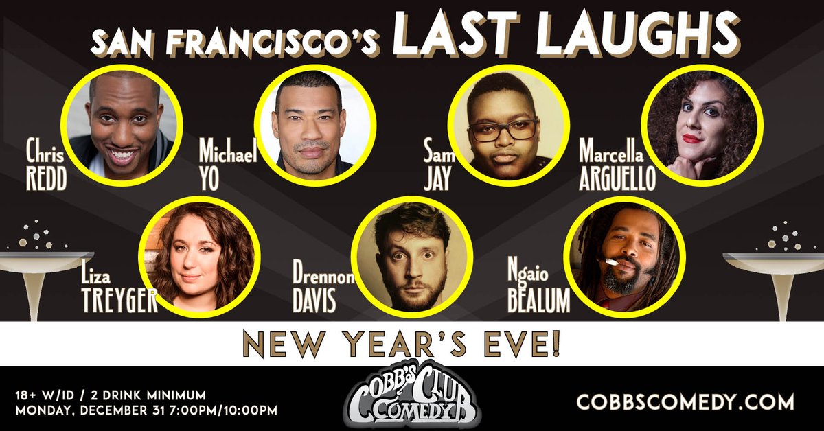 Cobbs Comedy Club New Years Eve - Comedy Walls