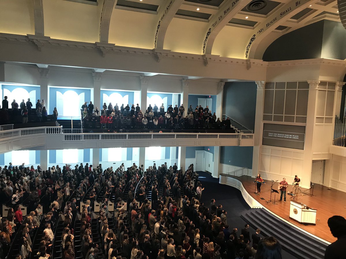 Great tradition in our annual <a href="/DBUPatriots/">Dallas Baptist University</a> Homecoming and Fall Sport <a href="/DBUAthletics/">DBU Athletics</a> Chapel. Grateful for our students and student-athletes.