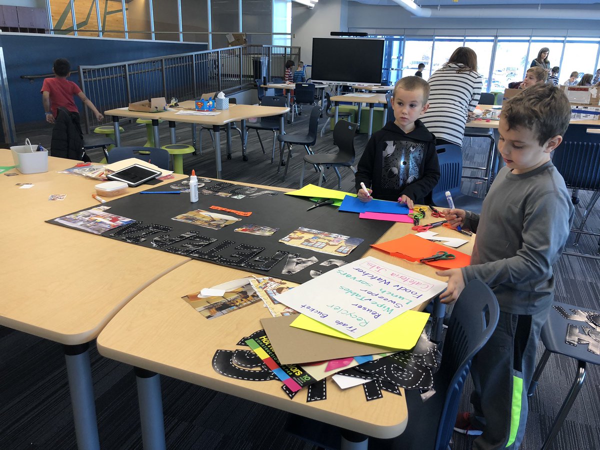 lindseykhallett's tweet photo. Project designers and exhibit creators! Learning is meant to be messy! #BVIDLab @WildcatsTweets https://t.co/dGhlcf88cE