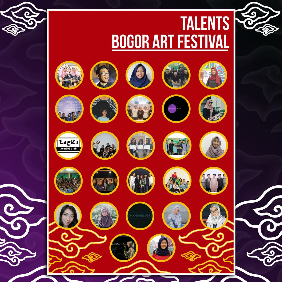 Hi fellas!

Can you believe that it's only 3 days left to The 8th Bogor Art Festival? There will be some interesting activities and performances.

Grab your tickets now, see you at The 8th Bogor Art Festival!

Contact us:
▪Official LINE: @prb1053c
▪Instagram: @bogorartfest