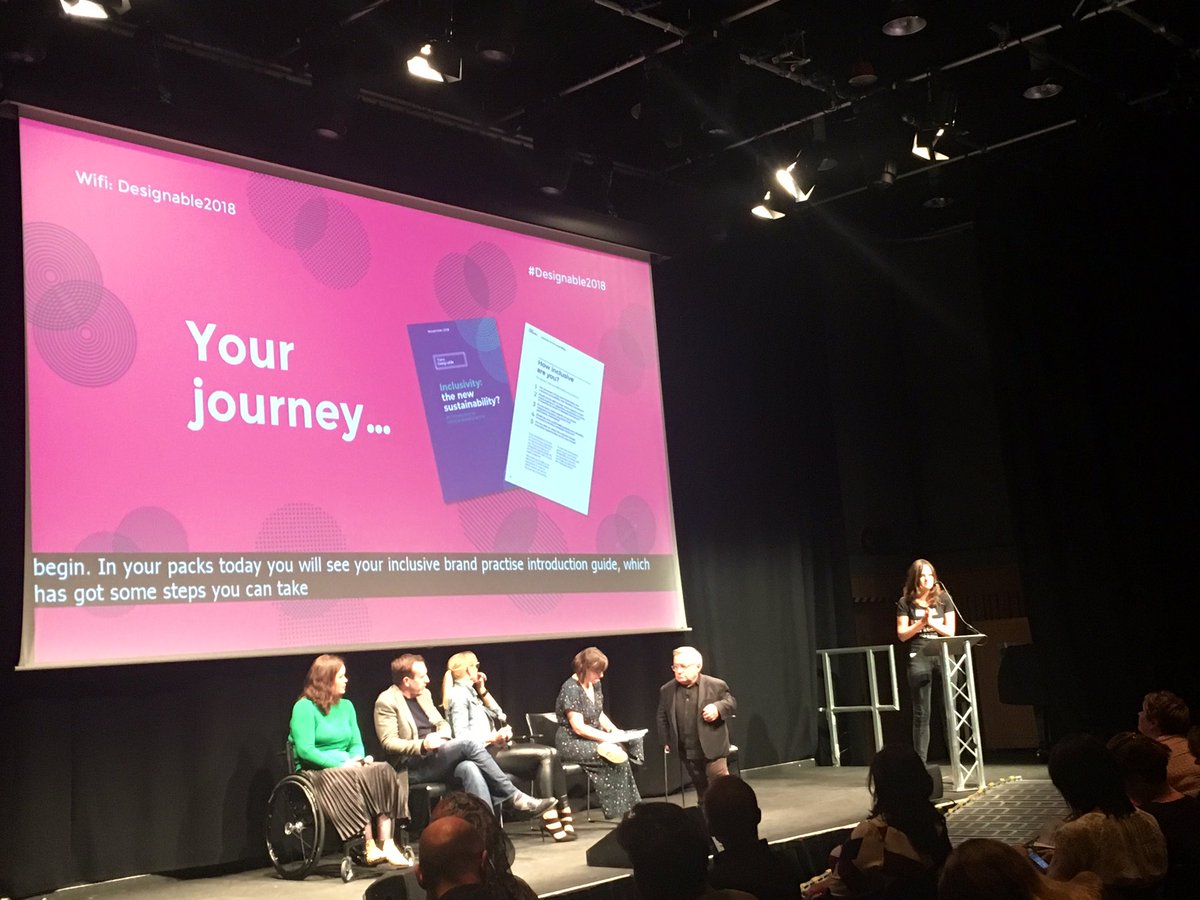 thinkdesignable's tweet image. So it’s time to wrap up an incredible afternoon at #Designable2018. Thank you to our great speakers and our amazing audience. And of course to your leader, Marianne! #inclusion #disability #branding