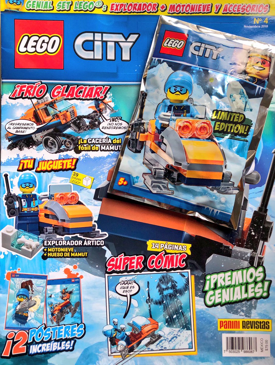 Uživatel Club Panini Mx 🐼 na Twitteru: „¿Qué les pareció la edición N.4️⃣ de la Revista #Lego City? 😏 ¡Si aún no tienes la tuya, puedes encontrarla en Sanborns, Panini Points y