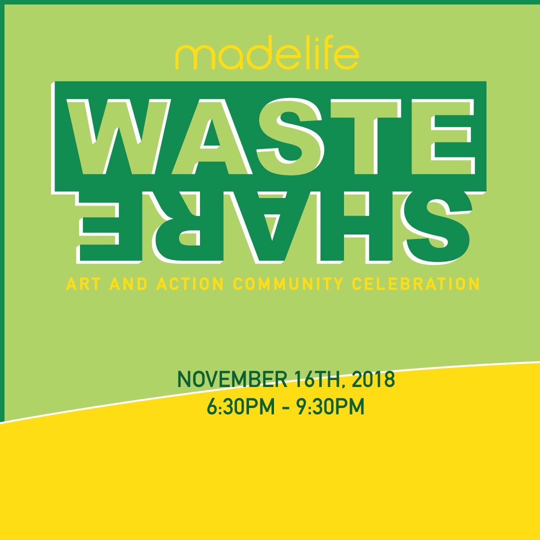 Join us in celebration of <a href="/madelifeCO/">madelife</a>’s 7th anniversary for an evening of art and music! madelife.com/events/waste-s…