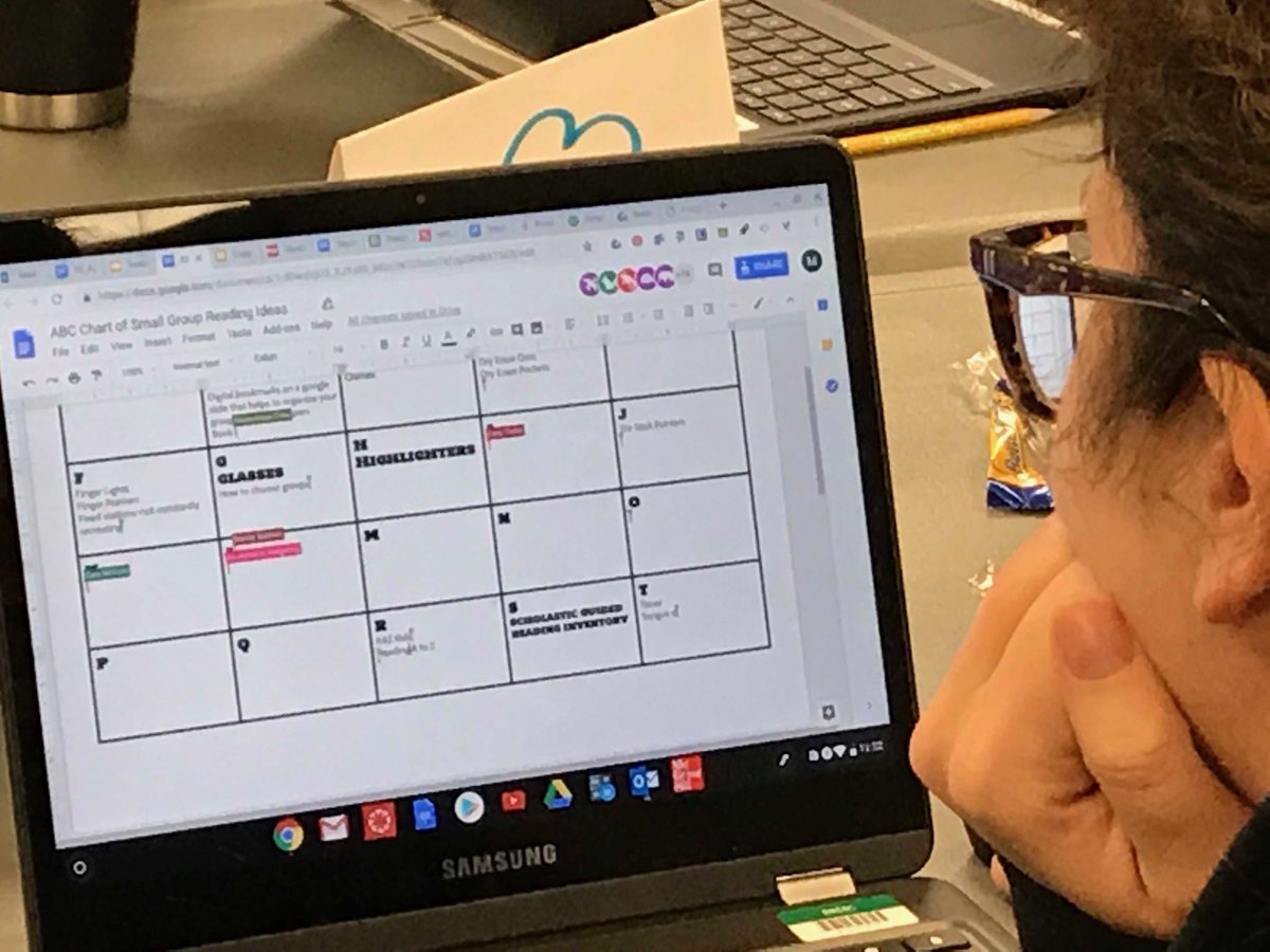GayleGernand's tweet photo. Conferring with Ss, Small group management strategies and more at CAPE K-2 Teacher Connection! Thank you Christy Moore, Karalee Peercy and Megan Fetig for excellent instruction. #capemc @Mrs_Peercy @mrsfettig3 @andersoncomsch @lapelelementary https://t.co/22k96PcPjw