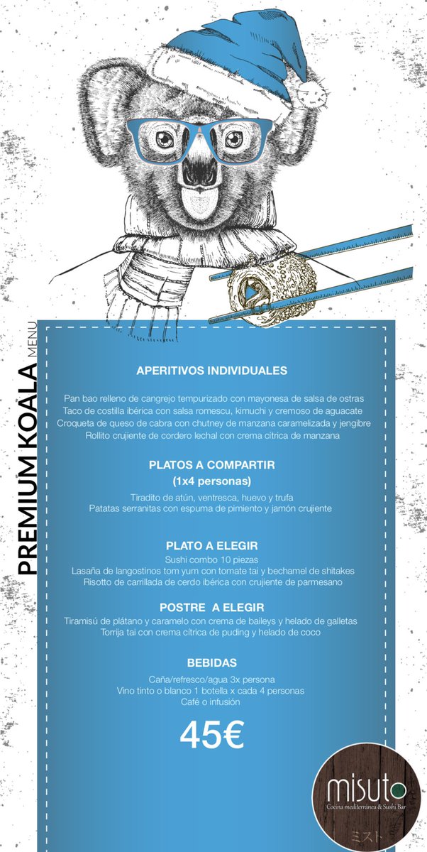 Llegan tiempos de reuniones, tiempos de juntarse con los amigos y la familia.
Aquí os dejamos nuestros menús de estas fiestas para que lo paséis genial.
Puedes reservar por mail, Facebook, tweet, Instagram o por teléfono.
Os esperamos.