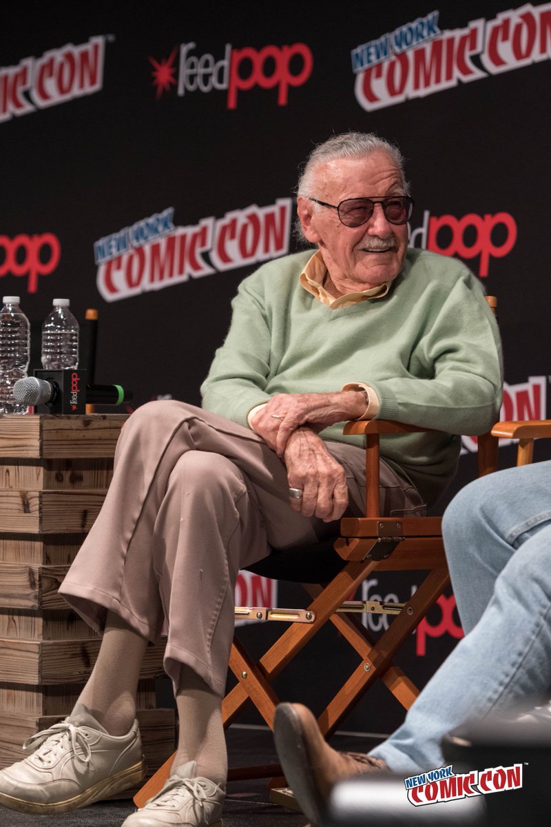 NY_Comic_Con's tweet photo. An industry titan has passed. Rest in peace, Stan Lee. His legacy will forever live on in the amazing, incredible, and fantastic universe he pioneered. Excelsior. https://t.co/eyM3HJvLpB