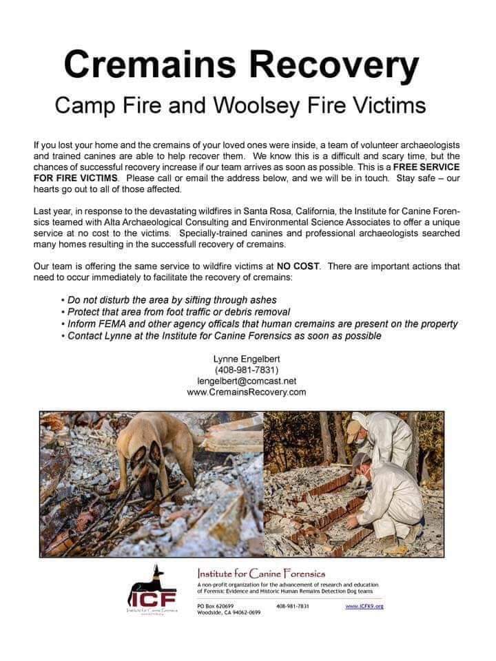 This #information is priceless. #donation for #CampFire or #WoolseyFire victims. Retweet to spread the word, add other trending hashtags if needed.