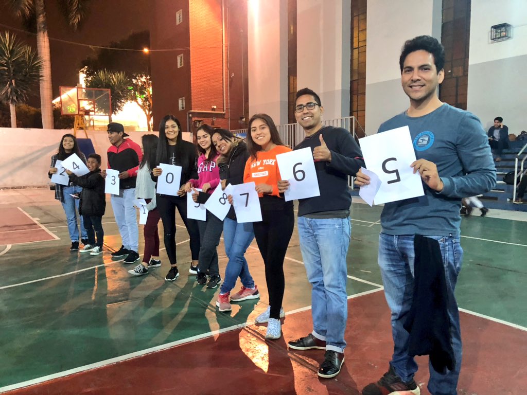 Maxchoque's tweet photo. 🙌🏻 Un sueño ver a mas de 50
Jóvenes de la iglesia Miraflores pasándola bien un sábado por la noche. #Súmate https://t.co/AUZSsVWIWQ