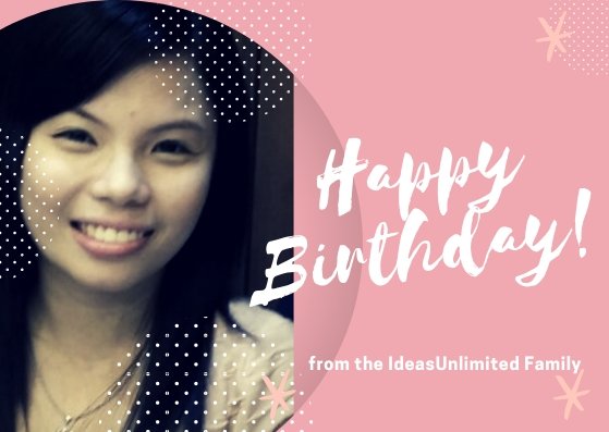 _IdeasUnlimited's tweet photo. Happy belated birthday Jaymarie! The IdeasUnlimited Family wishes you a year filled with joy and success!
#supportservices, #customerservicecenter, #callcentersupport,#24hourcallcenter, #TheIUWay, #remoteteam, #virtualassistant,#customercarecenter, #callcenter, #customerservice https://t.co/LqthWCAj6Z