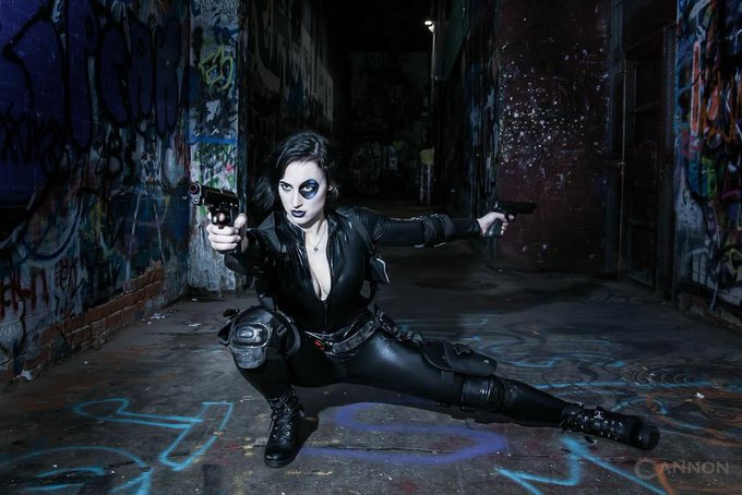 My only MCU cosplay, old school X Force Domino, reposting now as my little way of paying tribute to the