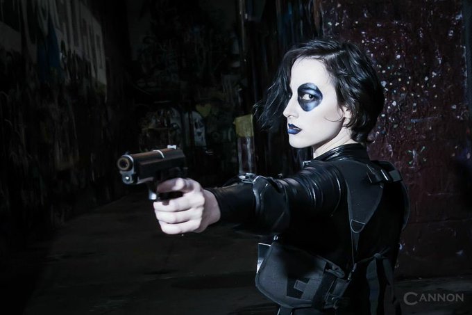 My only MCU cosplay, old school X Force Domino, reposting now as my little way of paying tribute to the