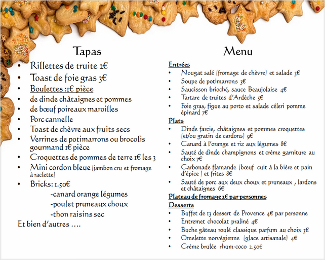 TicTac_Toque's tweet photo. C'est bientôt #Noël ! Vous organiser des #fêtes de fin d'année avec vos #collègues, vos #amis ou votre #famille ? Pas le temps de #cuisiner appeler tic tac toque 0645788263 ! #entreprises #CE #associations #repas #event #tapas #menu #cuisinefrançaise https://t.co/0wTr6ycDSi