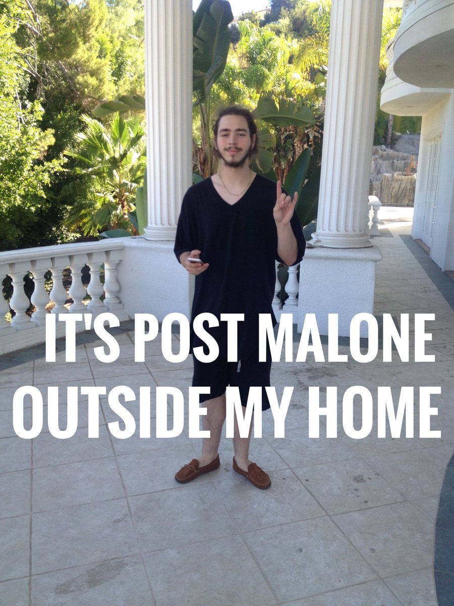 KElliott87's tweet photo. You guys. I'm VERY surprised I had to create my own meme for this. #vine really is dead. ☠ @PostMalone #PostMalone #postmaloneoutsidemyhome #imadethis @BuzzFeed #vineisdead #ripvine https://t.co/MpCj99Euyi