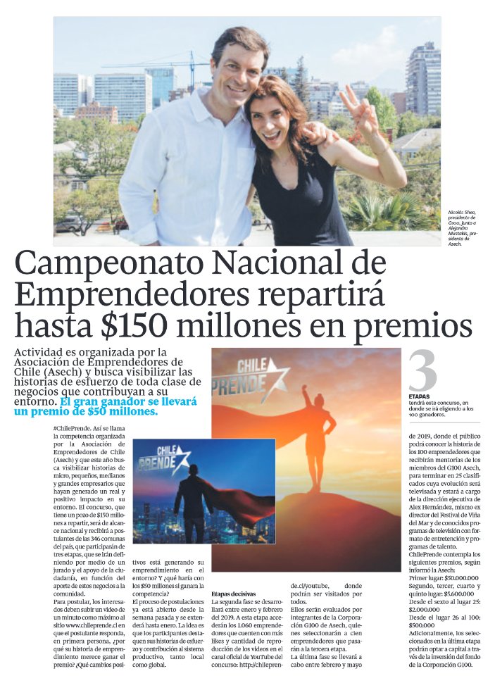 ChilePrendeCL's tweet photo. #Chileprende en @lacuarta ¿Ya participaste? ¡No te quedes fuera! Mientras antes participes, más tiempo tienes para conseguir votos:
https://t.co/79x0ITDV8X https://t.co/SusOle4fqn