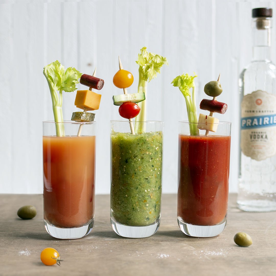 prairieorganic's tweet photo. Whether you’re gearing up for game day or just hanging out with friends, raise the bar with a Bloody Mary Bar. All it takes is your favorite fixins and a bottle of yours truly. https://t.co/p8omQBpM02 #prairieorganic #organic #madeinmn https://t.co/YQyvRE0yh5