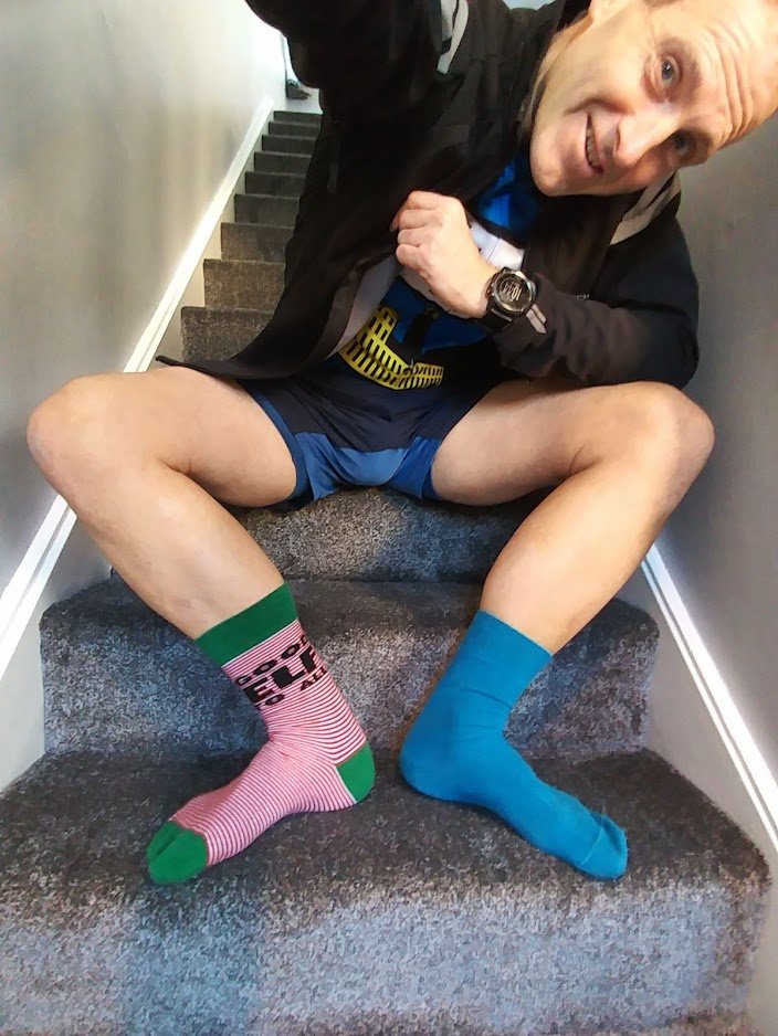 RideWozzy's tweet image. #NovPlus1 Day 12 - 12 miles incorporating anti-bullying odd socks day #SchoolDropFit run then fed cake by Jo @butworthit at @LeedsUrbanBike 😛

Please help me support Leeds Deaf Children's Society 🙏
justgiving.com/crowdfunding/n…

#Farsley #Leeds #RunFARsley