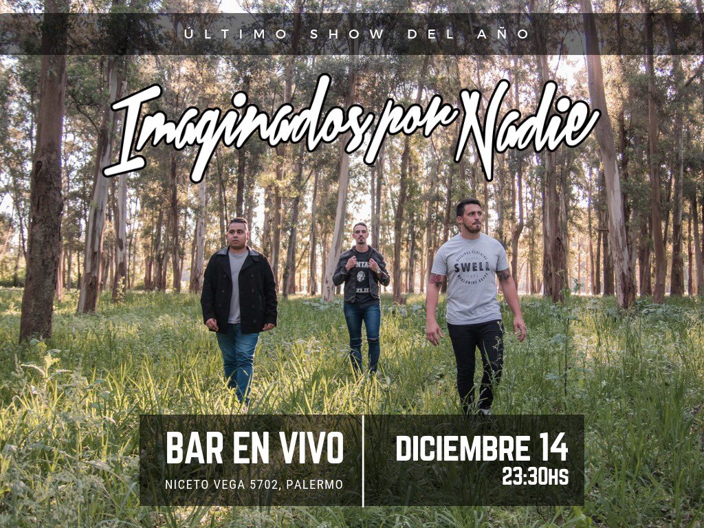 ÚLTIMO SHOW DEL AÑO.
Nos vemos el 14/12 en Palermo, con nuestro nuevo formato, para brindar juntos y arrancar un 2019 con toda la fuerza que nos caracteriza.