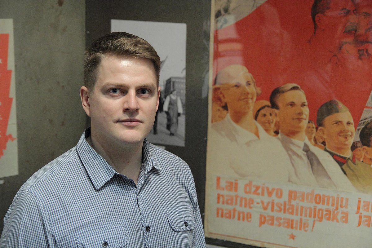 ChildrenWar's tweet image. #CHIBOW ESR Oskars Gruzins discussed the topic of children born of war at international conferences and on the media. Read the article on our website: bit.ly/2T6B7DB