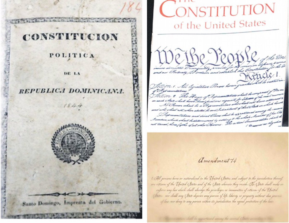 MartinezFreddyM's tweet photo. Conforme a la Constitución del 2010, no disfrutan de nacionalidad dominicana quienes aun naciendo en territorio nacional, sean descendientes de extranjeros miembros de legaciones diplomáticas, consulares y de extranjeros en tránsito o residentes ilegales.
#DerechoSoberanoDeRD https://t.co/hMtcP5zCDe