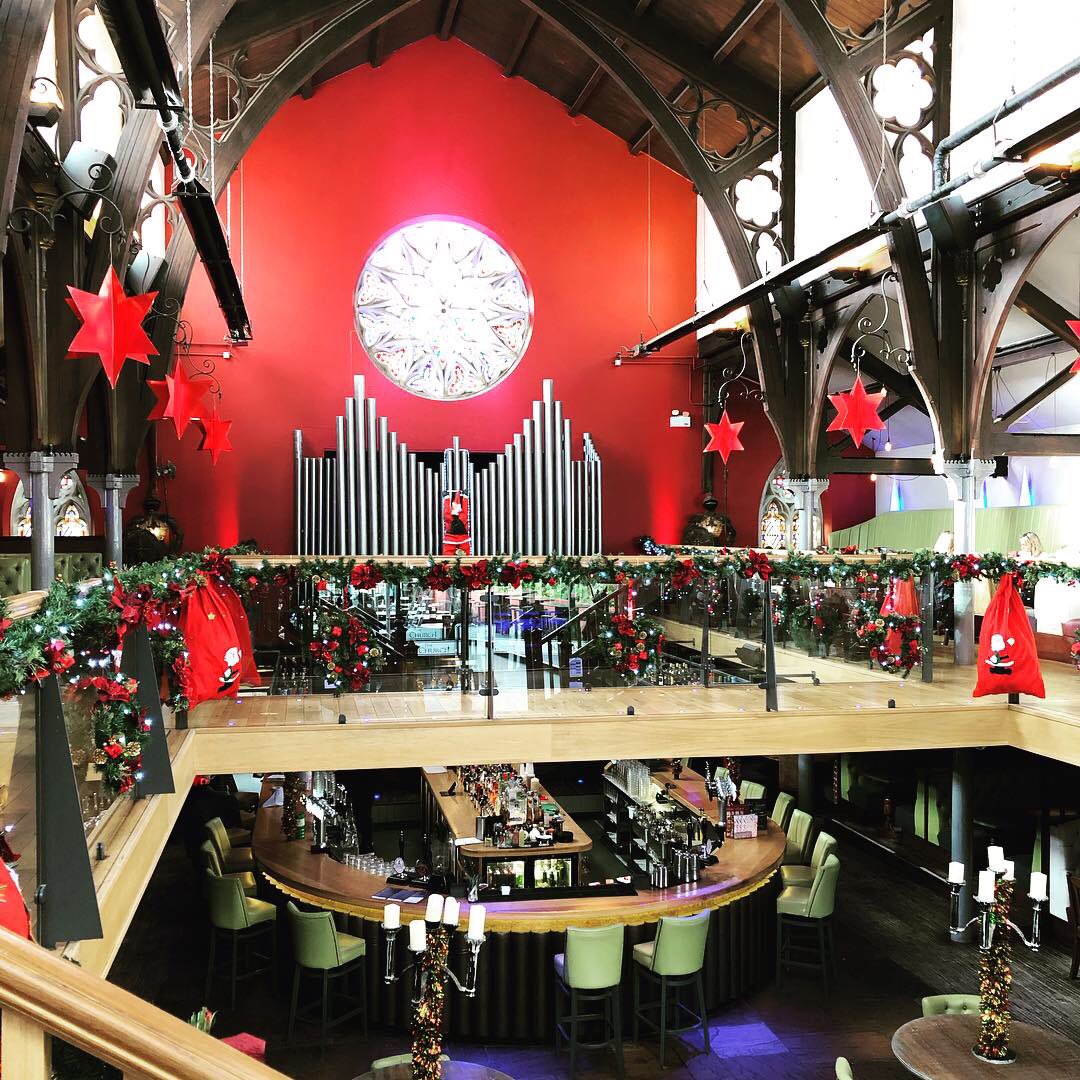 It’s beginning to look a lot like Christmas 🎄 Come join us at The Church this festive season ☃️ #churchchester #bar #drinks #foodie #christmas #chester