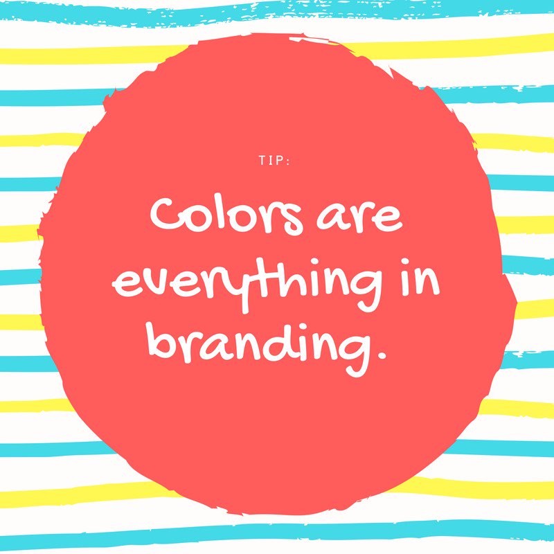 It’s branding tip Monday! When it comes to visual branding, colors are everything. Every color has a psychological meaning. #brandingtipmonday