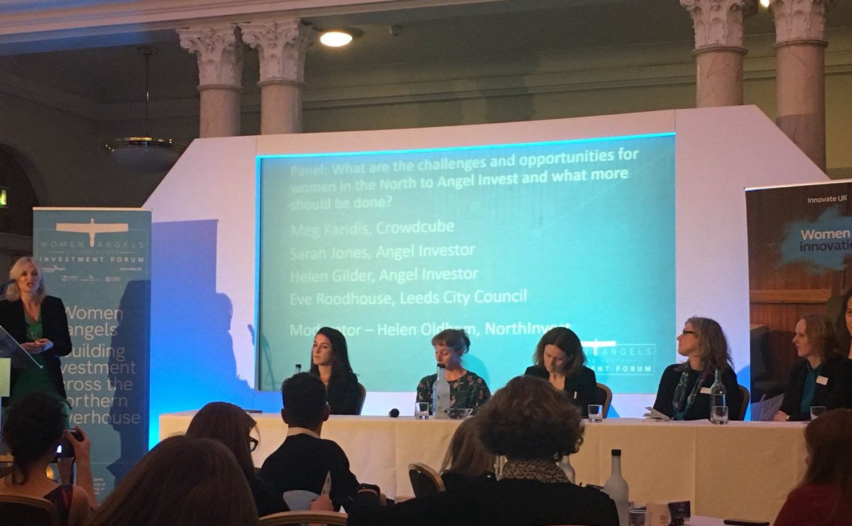 MCRTechTrust's tweet photo. Important question: “What are the challenges and opportunities for women in the North to Angel Invest and what more can be done?”
Strong panel, excellent discussion and great turnout. https://t.co/pTyxT3SrnX
#WomenAngelsoftheNorth #angelinvesting @UKBAngels @NorthInvestUK https://t.co/RbQaKPHa0U