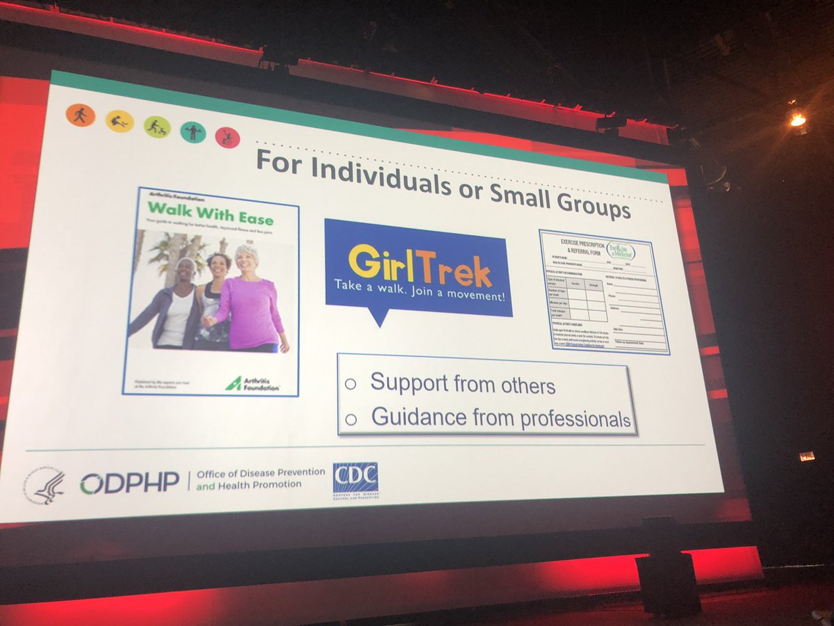 DrMarthaGulati's tweet image. Different ways to get people moving #PhysicalActivityGuidelines #aha18 @GirlTrek @walkwithadoc and many others things we can do @CardioSmart @ASPCardio