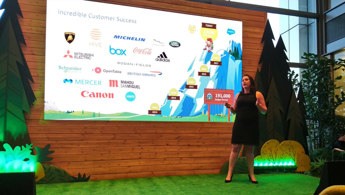 SalesforceUK's tweet image. Product marketing manager, Rebecca Mackenzie walking the crowd through a great  #salesforceinnovation demo. More of these insights throughout the week of innovation.