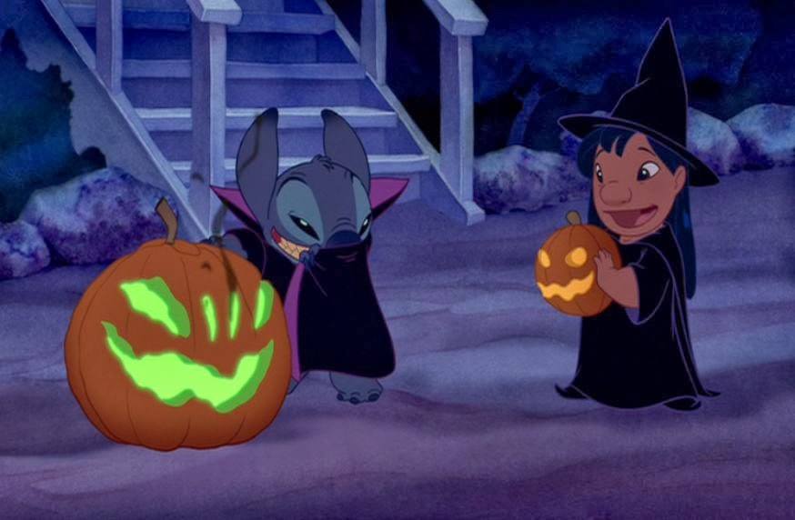Download Get ready to be spooky and goofy with Lilo and Stitch this  Halloween Wallpaper  Wallpaperscom