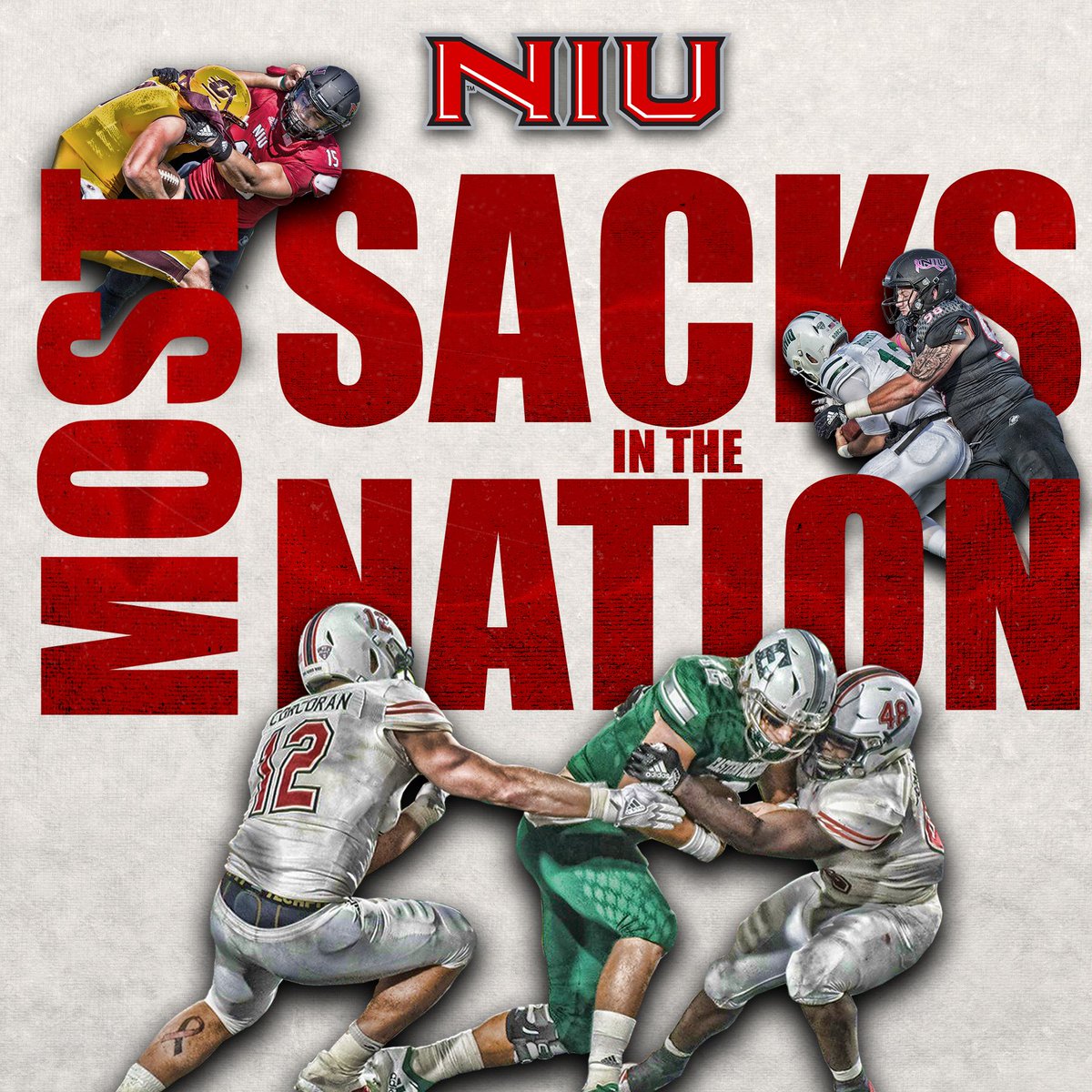 NIU_Football's tweet photo. Through 11 weeks the Huskies lead the nation with 38 sacks! #theHardWay https://t.co/1F3tMS5gky