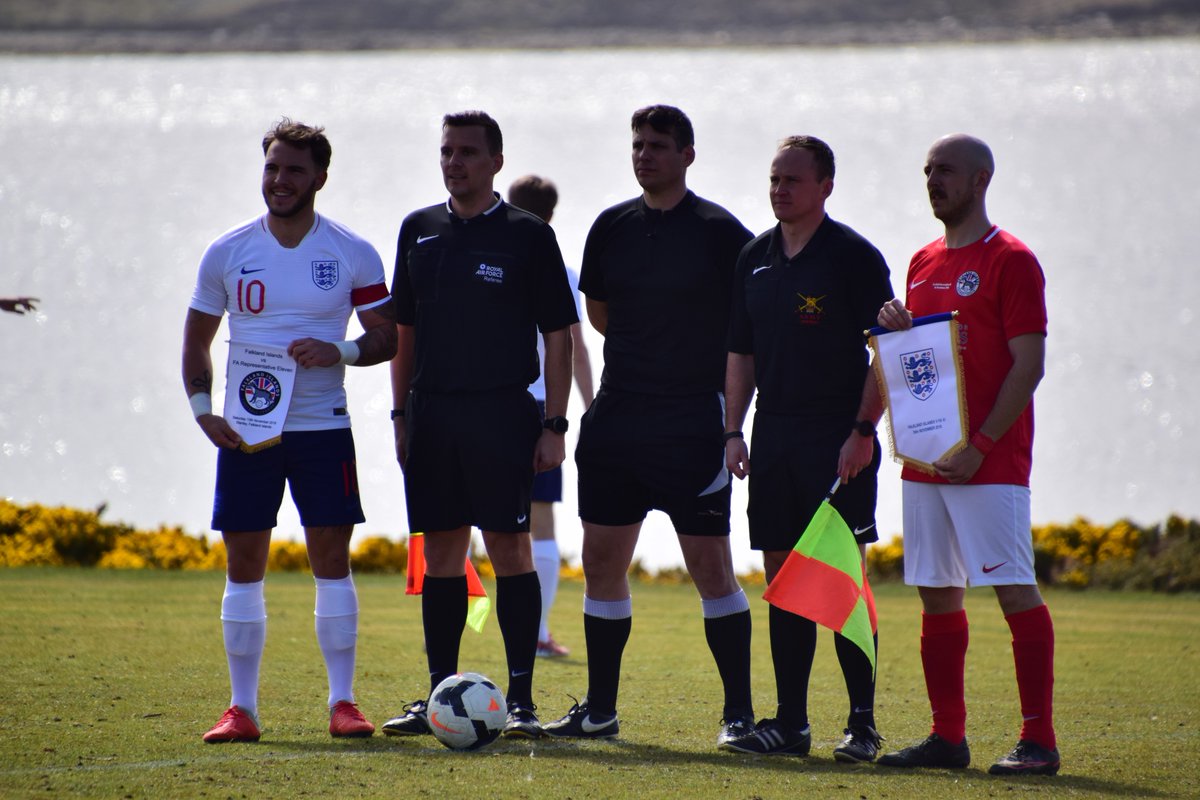 FalklandsinUK's tweet photo. The #Football results and goal scorers of the #FA XI matches in the #Falklands over the weekend.
#FalklandIslands 1 (Wayne Clement)- FA XI 3(Ibrahim Olutade, Johnathan Lacey, Alex Paine)
BFSAI XI 2 (Chris Hurton x2)- FA XI 3(Liam Ferdinand x2, Mitchell Parker). 
Pics @jodi222 https://t.co/YRmoPJkAmo