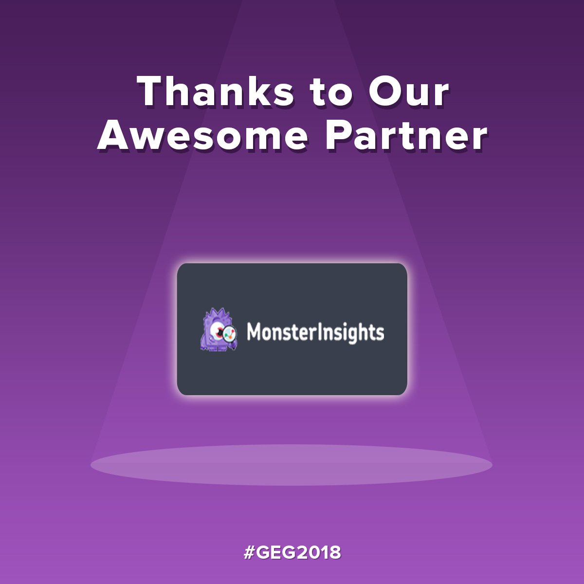 Cloudways's tweet photo. Three loud cheers for our partners who made 'The Grand #Ecommerce Giveaway' outstanding 😇

Thank you, 'MonsterInsights' for being our proud partner 😊

Enter Now &amp; Get a Chance to Win Their tool ➡️ https://t.co/HVc4zy49My 

#GEG2018 #WordPress #WooCommerce https://t.co/U2Wn3X5mJj