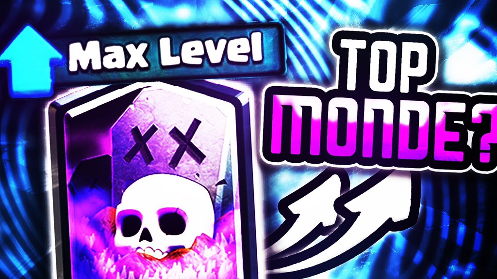anthotran_'s tweet image. DECK CIMETIÈRE MAXÉ POUR LE TOP MONDE? - CLASH ROYALE youtu.be/-fSOKNWIF40