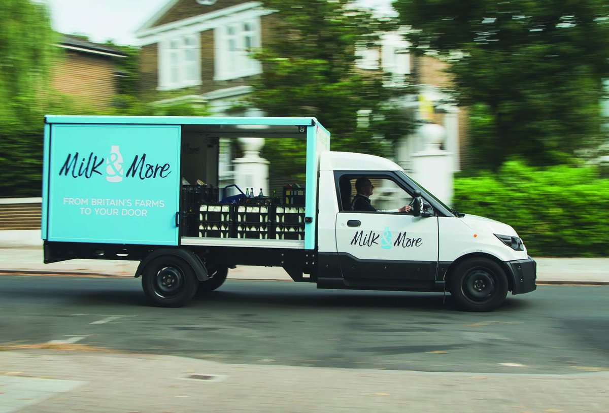 27. Pretty sure this could beat it though. Here is today’s modern milk float, the DHL StreetScooter is about half the weight of an old milk truck, has a heated seat and a top speed of 53mph.