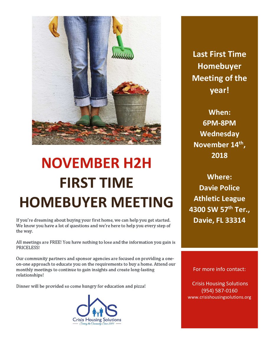 Connect_CHS's tweet photo. #FirstTimeHomebuyers don't miss the last meeting of the year! Join us THIS WEDNESDAY 6PM TO 8PM at the @daviepal for a night of free education and pizza 🍕🍕🍕 #firsttimehomebuyer #homesweethome #homeownership https://t.co/jcykdw17cv