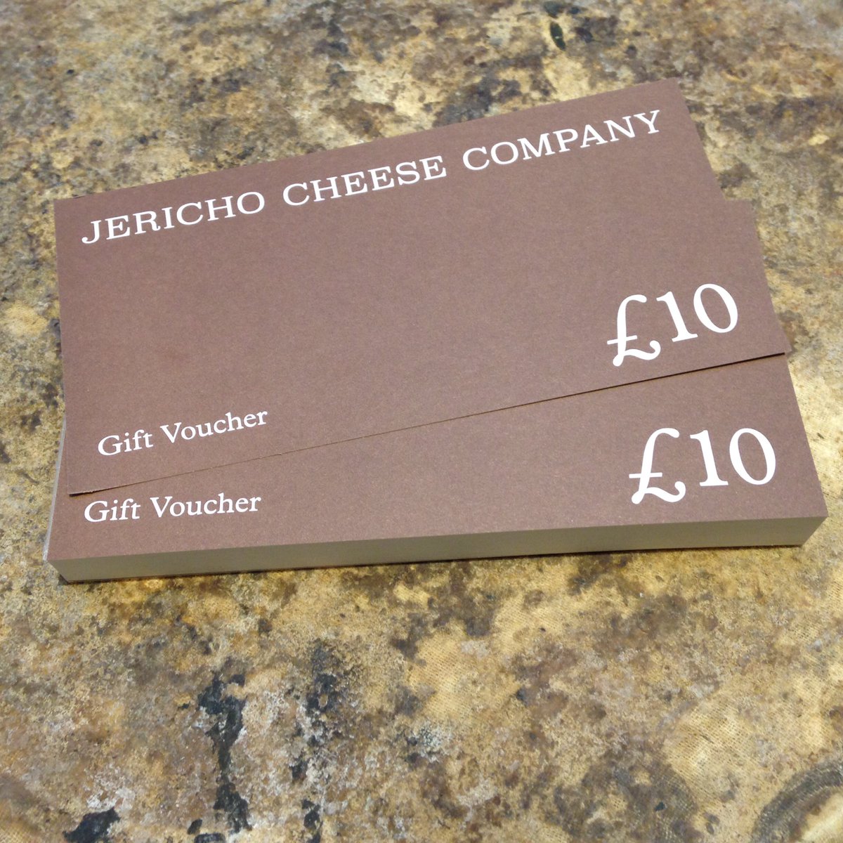 We've been doing a bit of work to our website and it's now possible to buy gift vouchers for delivery as well as tickets to our December tasting events.  Check it out! jerichocheese.co.uk/buy-online