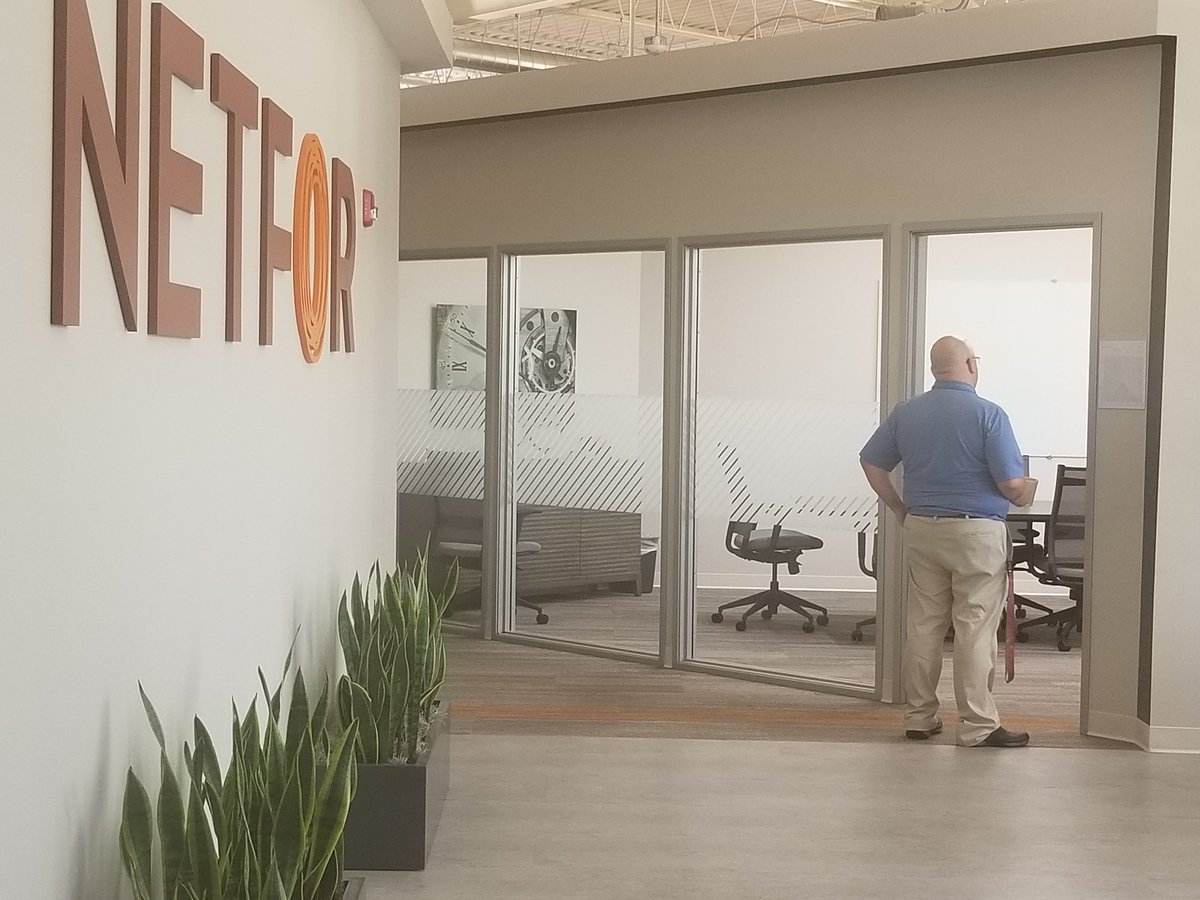 netfor's tweet photo. Here at Netfor we have an open-door policy with our managers. We all work toward the same goals. #Netfor #FishersTech #IndyTech https://t.co/ESU7A5kjWy