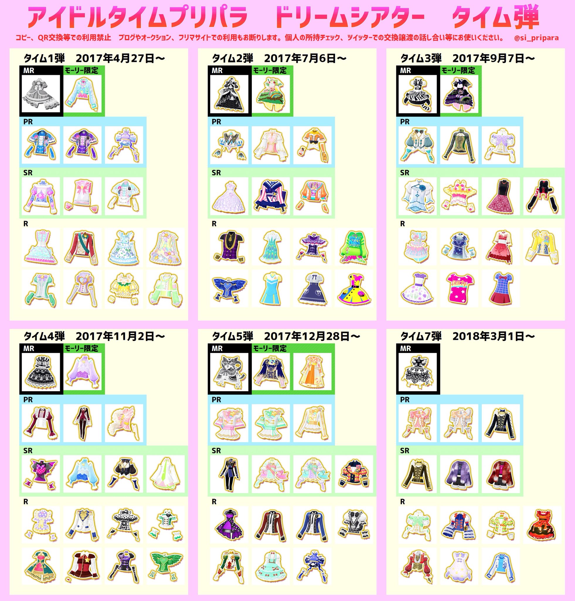 プリパラ N50.R150.ドリチケ200