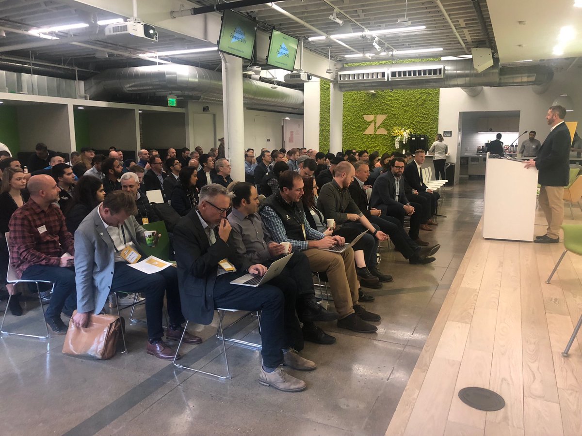 All grown up: Kicking off Partner Day <a href="/Zendesk/">Zendesk</a> on the eve of #ZendeskRelate. Great to see such a large and diverse crowd of great channel and tech alliance partners.
