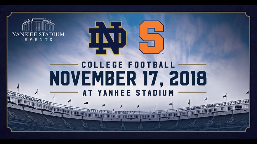 ORANGE BUST IN NYC: Notre Dame crushes Syracuse at Yankee Stadium (full coverage)